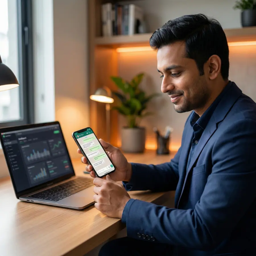 AI lifestyle ad creative sample showing a realistic customer moment, optimized for high CTR and readability.